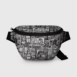 Поясная сумка Бесконечный город, цвет: 3D-принт