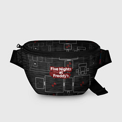Поясная сумка Five Nights At Freddy, цвет: 3D-принт
