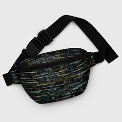 Поясная сумка Cyberpunk Tartan, цвет: 3D-принт — фото 2