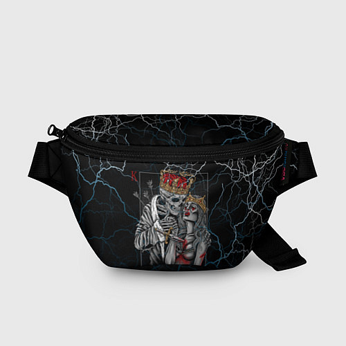 Поясная сумка The Skull King and Queen / 3D-принт – фото 1