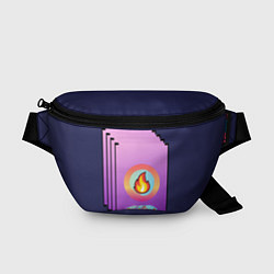 Поясная сумка Словно огонь !!!, цвет: 3D-принт