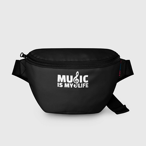 Поясная сумка Music is My Life / 3D-принт – фото 1