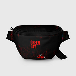 Поясная сумка Green day, цвет: 3D-принт