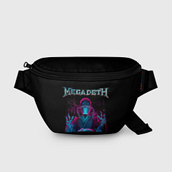 Поясная сумка MEGADETH, цвет: 3D-принт