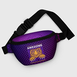 Поясная сумка Awesome Тигр lion like, цвет: 3D-принт — фото 2