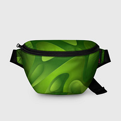 Поясная сумка 3d Green abstract, цвет: 3D-принт