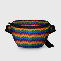 Поясная сумка РАДУЖНАЯ КИСЛОТА, цвет: 3D-принт