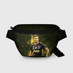 Поясная сумка Cristiano Ronaldo Juventus, цвет: 3D-принт