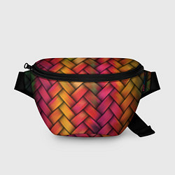 Поясная сумка Colorful weave, цвет: 3D-принт