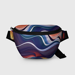 Поясная сумка Colored lines, цвет: 3D-принт