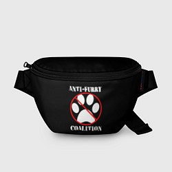 Поясная сумка Anti-Furry coalition, цвет: 3D-принт