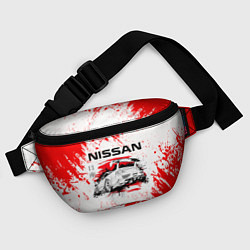 Поясная сумка Nissan, цвет: 3D-принт — фото 2