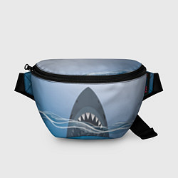 Поясная сумка Акула под водой, цвет: 3D-принт
