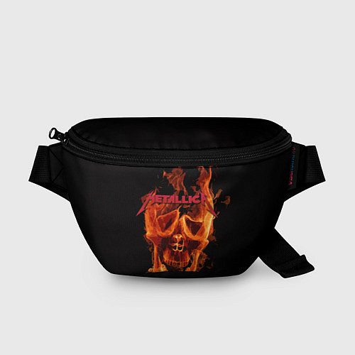 Поясная сумка Metallica Flame / 3D-принт – фото 1