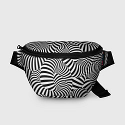 Поясная сумка Гипнотическая абстракция, цвет: 3D-принт