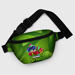 Поясная сумка Базз Buzz Brawl Stars Green, цвет: 3D-принт — фото 2