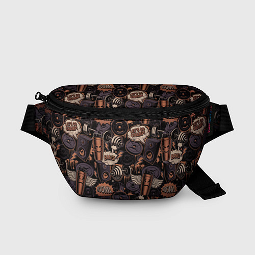 Поясная сумка Граффити на спорте / 3D-принт – фото 1