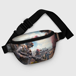 Поясная сумка Королевская битва ПУБГ Z, цвет: 3D-принт — фото 2