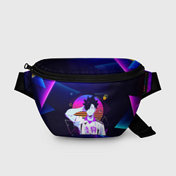 Поясная сумка КУРОО ТЕЦУРО TETSURO NEON, цвет: 3D-принт