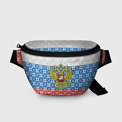 Поясная сумка Россия Алатырь, цвет: 3D-принт