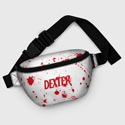 Поясная сумка Dexter logo Декстер брызги крови, цвет: 3D-принт — фото 2