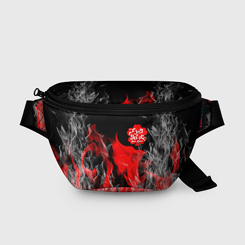 Поясная сумка Чёрный клевер: Пламя / 3D-принт – фото 1