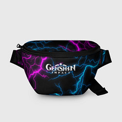 Поясная сумка GENSHIN IMPACT NEON FLASH НЕОНОВЫЕ РАЗРЯДЫ МОЛНИЙ