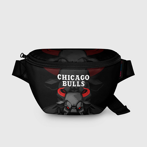 Поясная сумка CHICAGO BULLS ЯРОСТНЫЙ БЫК / 3D-принт – фото 1