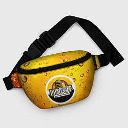 Поясная сумка Пивозавр 3d hd, цвет: 3D-принт — фото 2