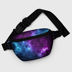 Поясная сумка NEON GALAXY НЕОНОВЫЙ КОСМОС, цвет: 3D-принт — фото 2