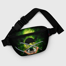 Поясная сумка Зоро Ророноа с катанами Ван пис, цвет: 3D-принт — фото 2