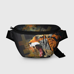 Поясная сумка Тигр в гневе, цвет: 3D-принт