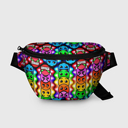 Поясная сумка Geometry Dash: Smiles, цвет: 3D-принт