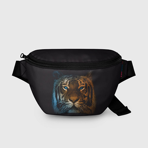Поясная сумка Тигр с голубыми глазами / 3D-принт – фото 1