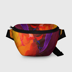 Поясная сумка Акварельная Феерия, цвет: 3D-принт