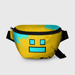 Поясная сумка GEOMETRY DASH SMILE БРЫЗГИ КРАСОК