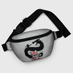 Поясная сумка Кот рыцарь, цвет: 3D-принт — фото 2