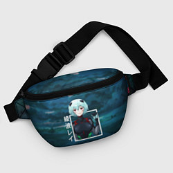 Поясная сумка Евангелион Neon Genesis Evangelion, Рей Аянами, цвет: 3D-принт — фото 2