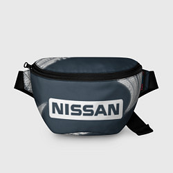 Поясная сумка NISSAN - Шины, цвет: 3D-принт