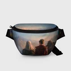 Поясная сумка Ведьмак и Лютик, цвет: 3D-принт