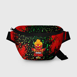 Поясная сумка BRAWL STARS EVIL GENE горящий огонь, цвет: 3D-принт