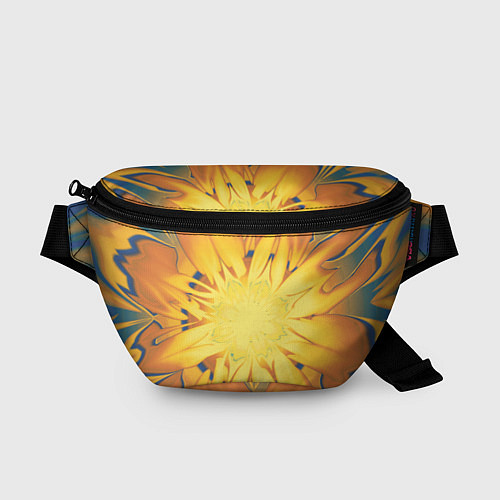 Поясная сумка Солнечный цветок Абстракция 535-332-32 / 3D-принт – фото 1
