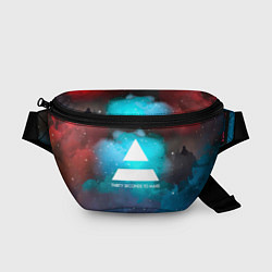 Поясная сумка 30 Seconds to Mars: Звездное небо, цвет: 3D-принт