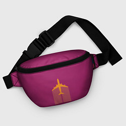Поясная сумка В Пурпурном Небе, цвет: 3D-принт — фото 2