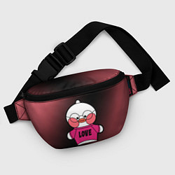 Поясная сумка LALAFANFAN - LOVE, цвет: 3D-принт — фото 2