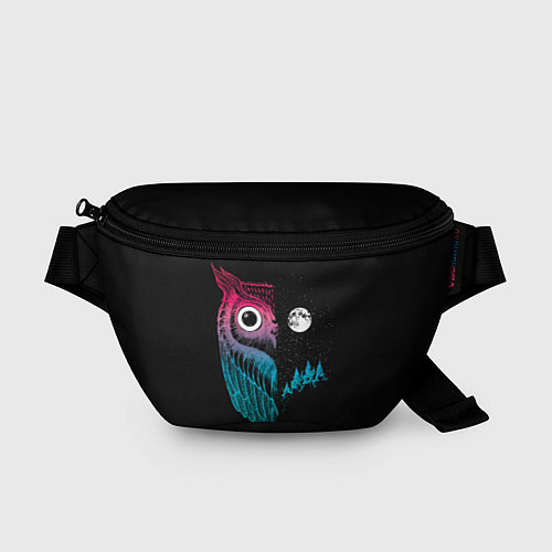 Поясная сумка Ночная сова Градиент / 3D-принт – фото 1