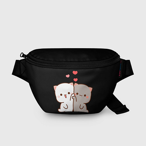 Поясная сумка Кошачья любовь навсегда Kitty love forever / 3D-принт – фото 1