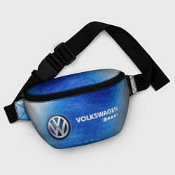 Поясная сумка VOLKSWAGEN Sport - Глитч, цвет: 3D-принт — фото 2