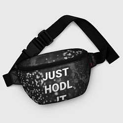 Поясная сумка CRYPTO - JUST HODL IT Частицы, цвет: 3D-принт — фото 2