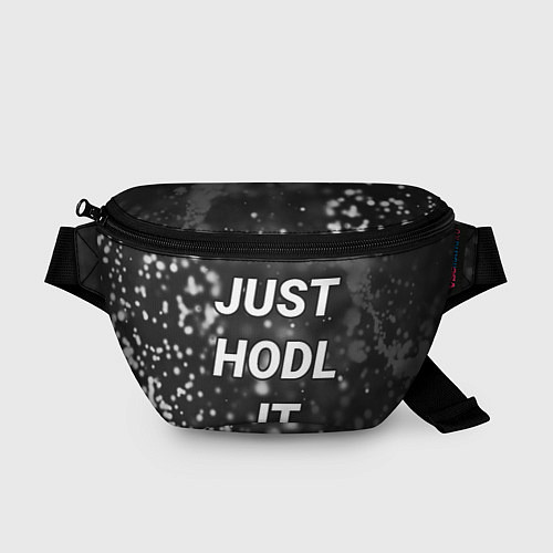 Поясная сумка CRYPTO - JUST HODL IT Частицы / 3D-принт – фото 1